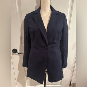 NWT Chico’s Navy Brigitte Blazer